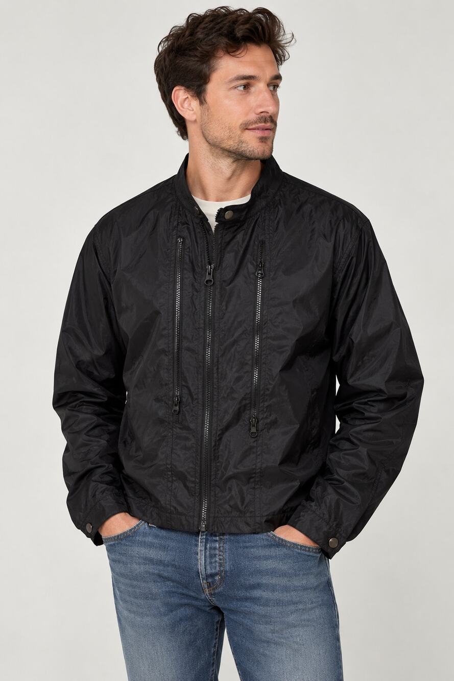 Joe Rocket Black Motorcycle Windbreaker Jacket Men’s XL 52" Chest